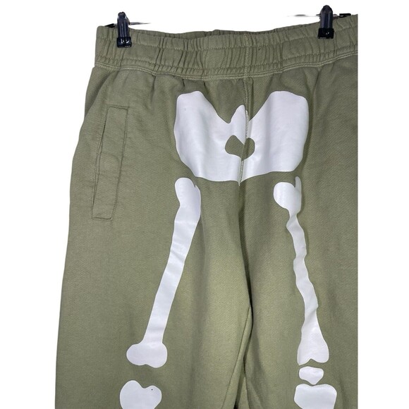 Nice Kicks Green Bones Unisex Sweatpants Size Medium Premium Sweatpants‎ - Picture 3 of 9